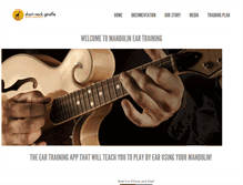 Tablet Screenshot of mandolineartrainer.com